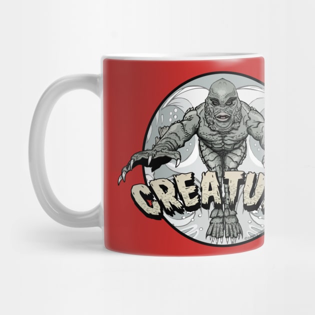 Creature Comic Black and White by FanboyMuseum